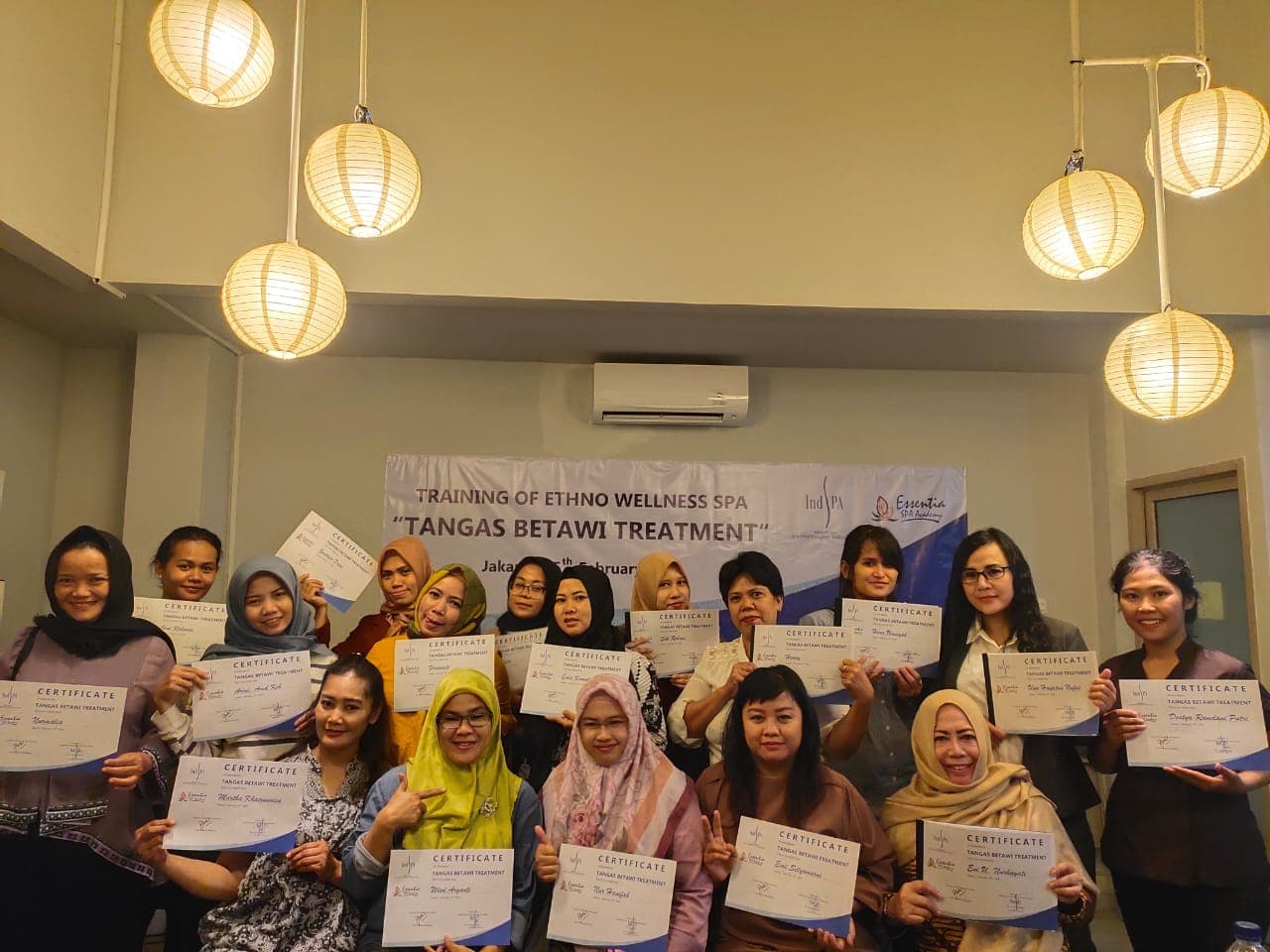 Wisuda peserta pelatihan